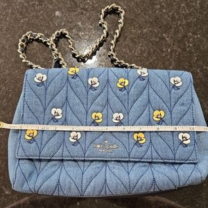 Kate Spade Denim Floral Crossbody Bag